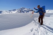 Salita di fine inverno a CA' E PASSO SAN MARCO con neve il 18 marzo 2016 - FOTOGALLERY"